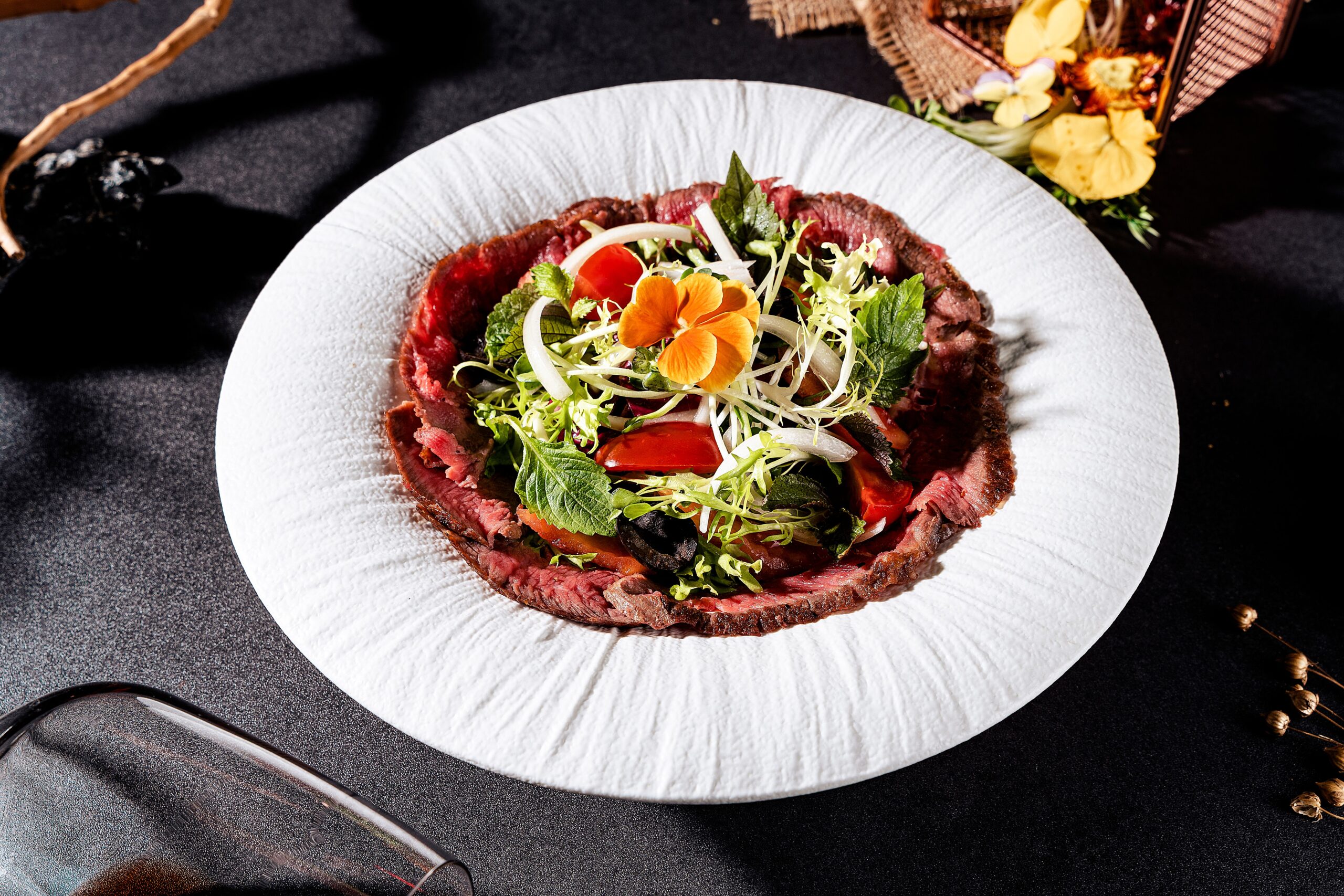 Carpaccio als voorgerecht bij bbq aan huis